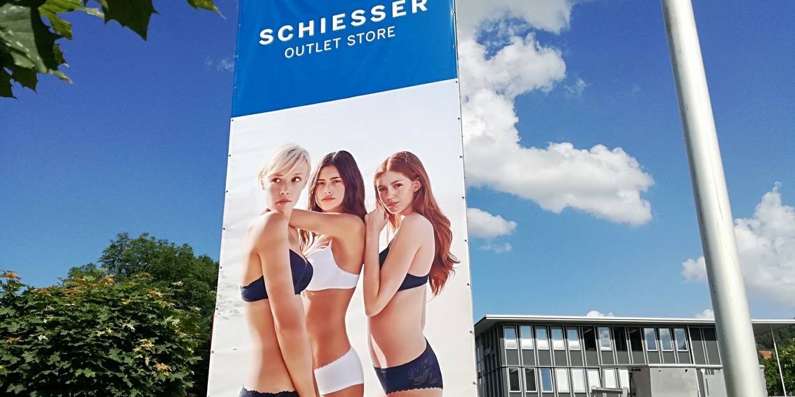 Schiesser Außenwerbung